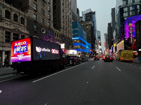 LED Truck Advertising In NYC