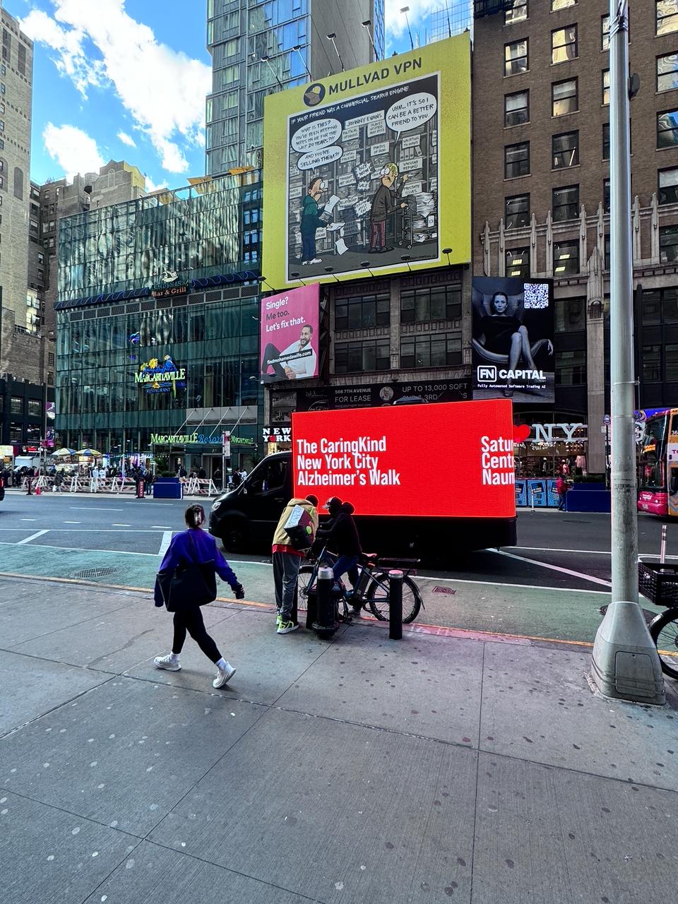 LED Truck Advertising In NYC