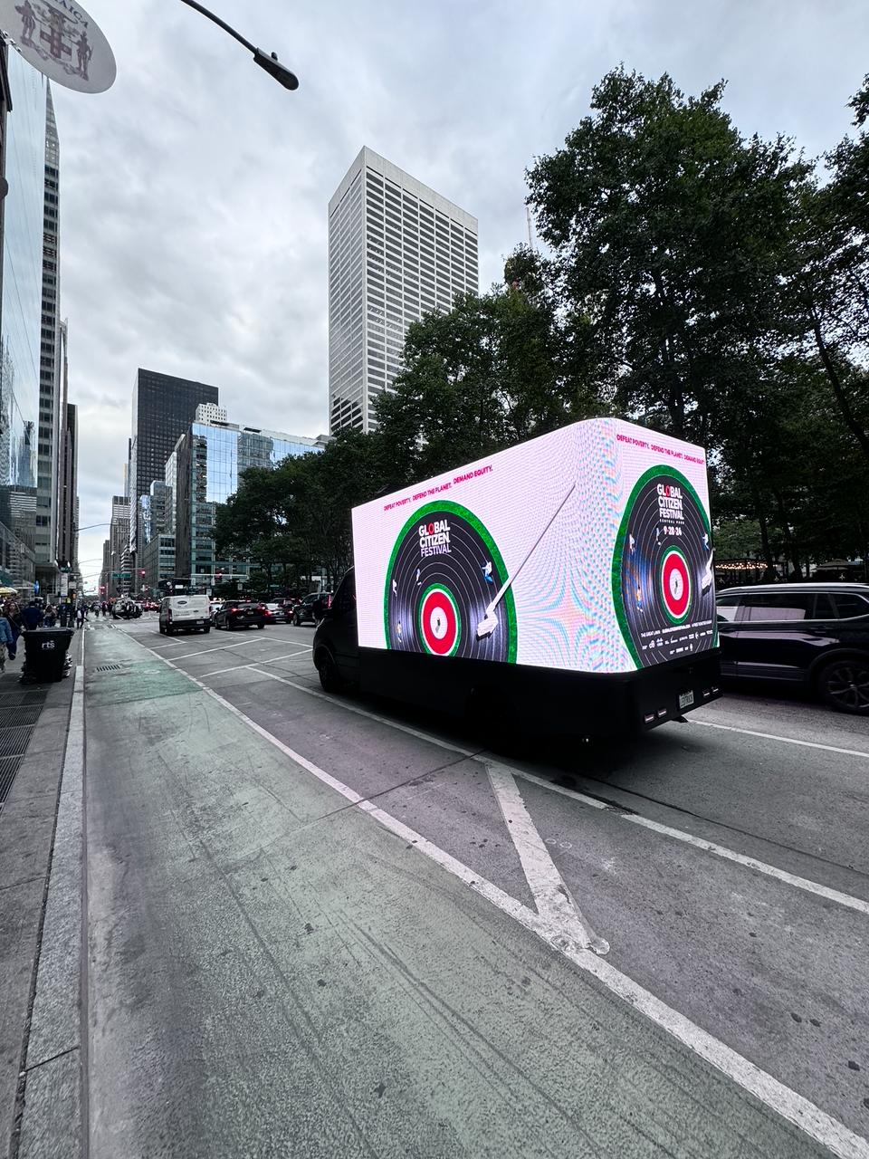Digital Mobile Billboard Advertising Truck